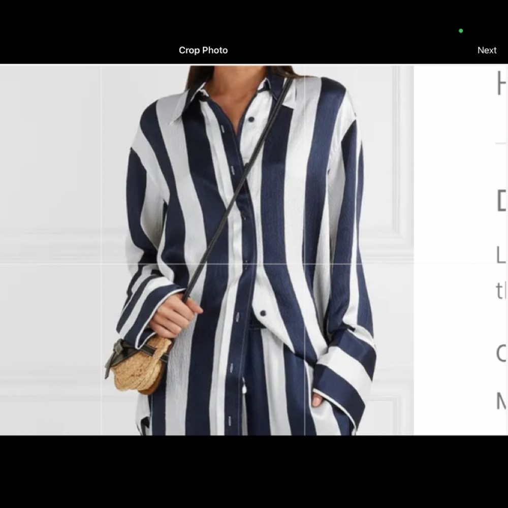 Satin Button Down - image 2